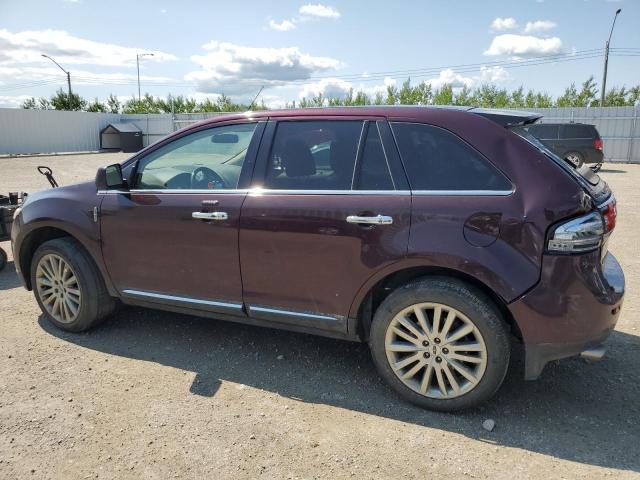 LINCOLN MKX 2011 burgundy  gas 2LMDJ8JK5BBJ00657 photo #3