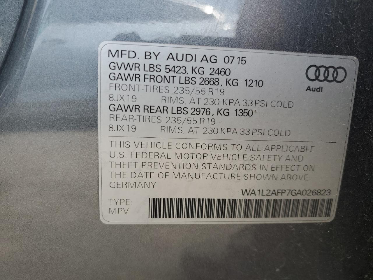 WA1L2AFP7GA026823 2016 Audi Q5 Premium Plus