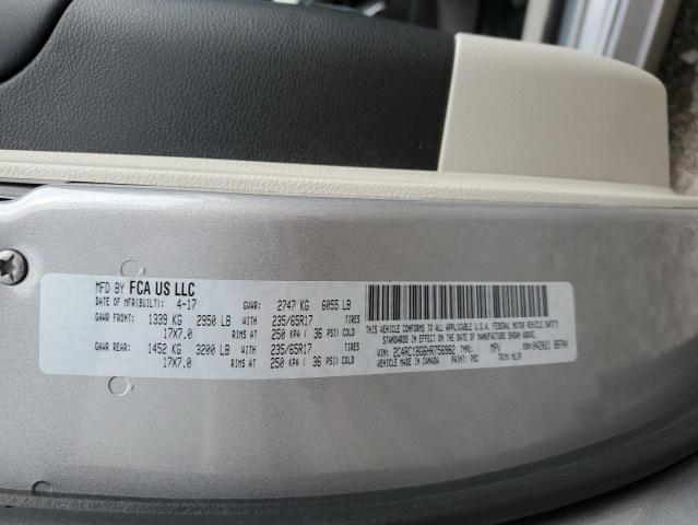 2017 CHRYSLER PACIFICA T - 2C4RC1BG6HR756982