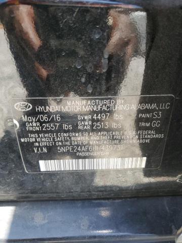 2017 HYUNDAI SONATA SE - 5NPE24AF6HH439731