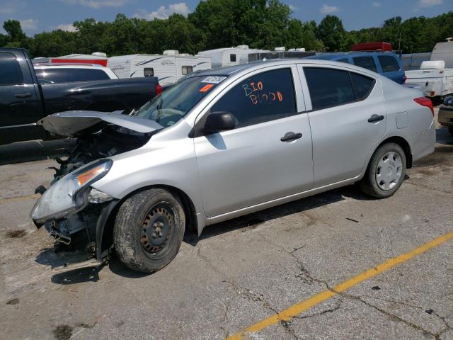 NISSAN VERSA S 2015 silver sedan 4d gas 3N1CN7AP7FL862553 photo #1