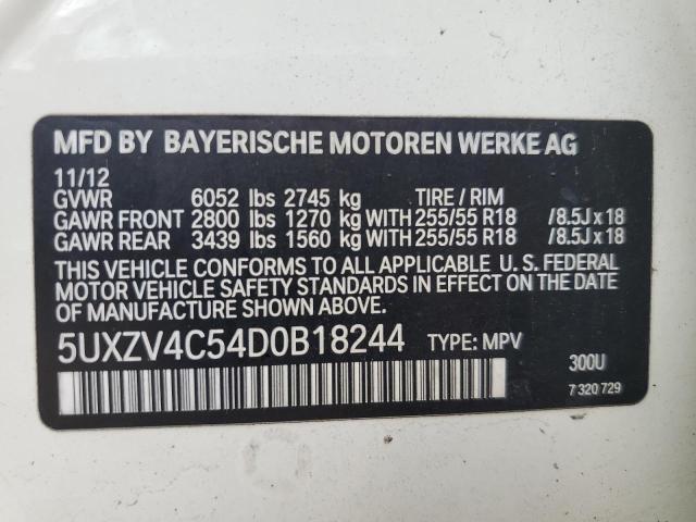 VIN 5UXZV4C54D0B18244 2013 BMW X5, Xdrive35I no.13