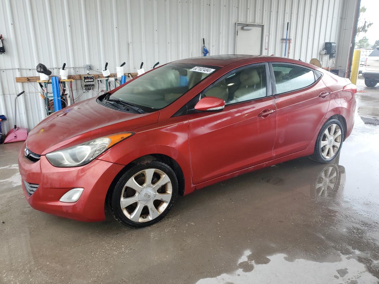 2012 Hyundai Elantra Gls vin: KMHDH4AEXCU320771