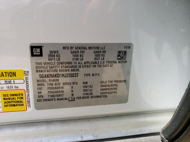 2017 BUICK ENCLAVE - 5GAKRAKD1HJ230237