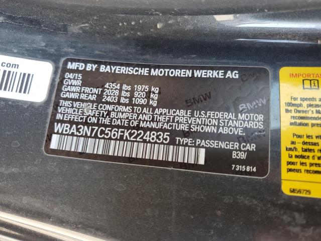 VIN WBA3N7C56FK224835 2015 BMW 4 Series, 428 I no.13