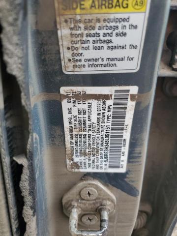 5J6RE3H34BL051151 2011 HONDA CRV