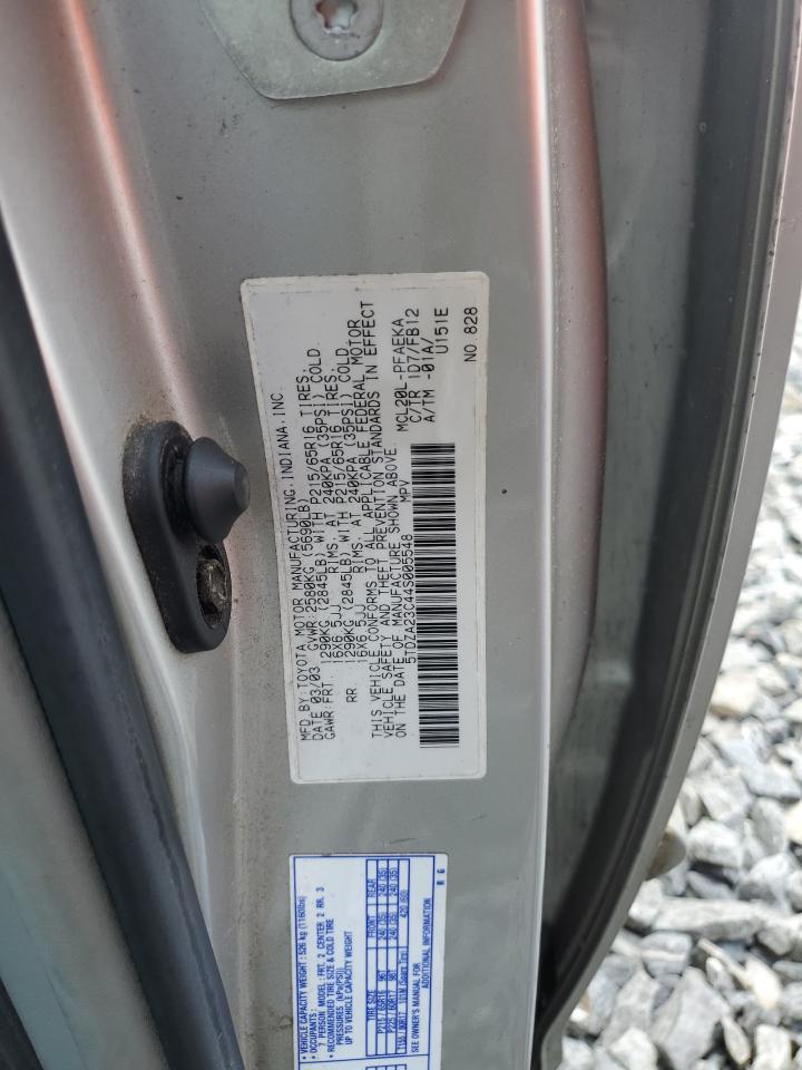 5TDZA23C44S005548 2004 Toyota Sienna Ce