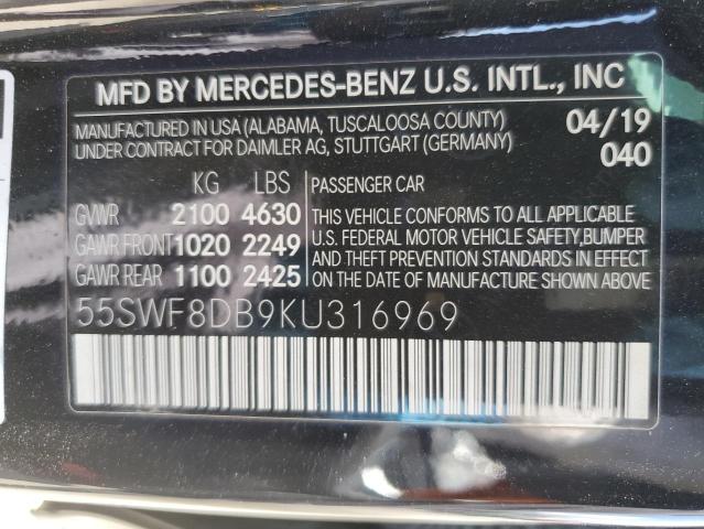 2019 MERCEDES-BENZ C 300 - 55SWF8DB9KU316969