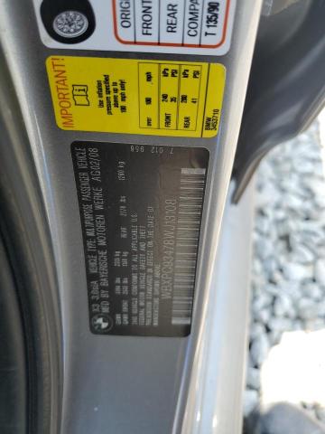 2008 BMW X3 3.0Si VIN: WBXPC93478WJ13108 Lot: 62863914