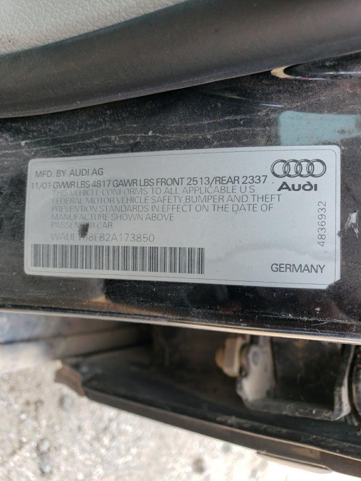 WAULT68E82A173850 2002 Audi A4 3.0 Quattro
