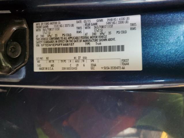 2015 FORD F150 SUPER - 1FTEW1EP0FFA68157