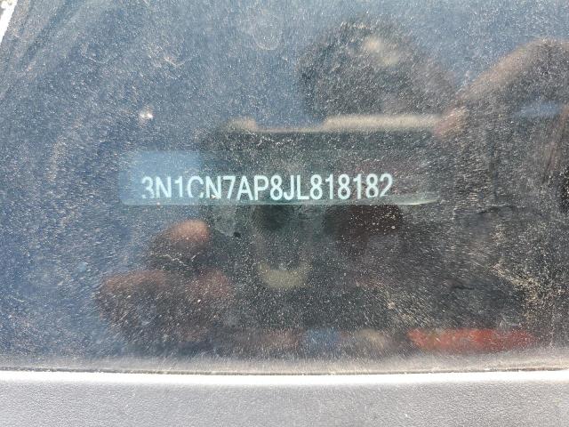 2018 Nissan Versa S VIN: 3N1CN7AP8JL818182 Lot: 61417204