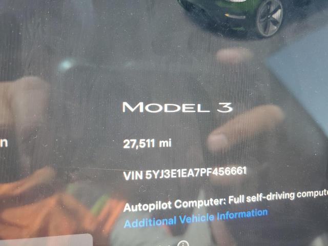 VIN 5YJ3E1EA7PF456661 2023 TESLA MODEL 3 no.9