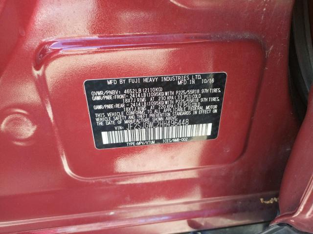 VIN JF2SJGWC2HH496448 2017 Subaru Forester, 2.0Xt T... no.13