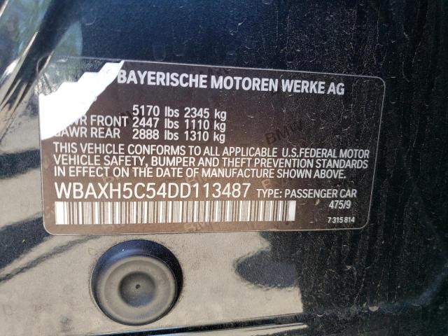 VIN WBAXH5C54DD113487 2013 BMW 5 Series, 528 XI no.12