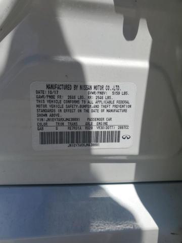 2018 Infiniti Q50 Luxe VIN: JN1EV7ARXJM438891 Lot: 60344924