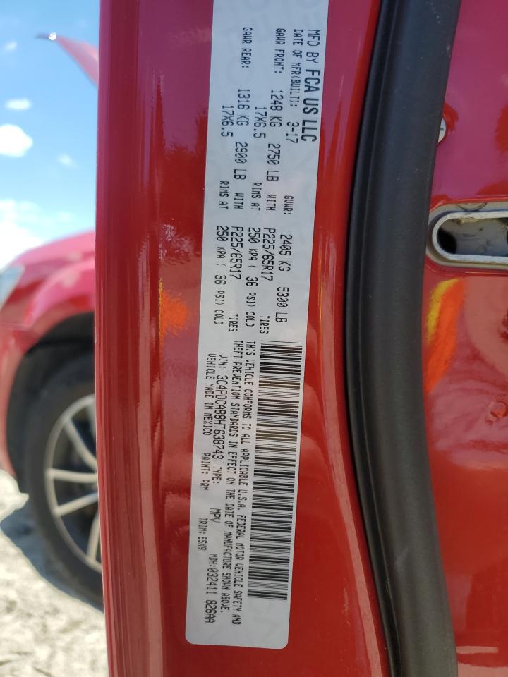 3C4PDCAB8HT638743 2017 Dodge Journey Se