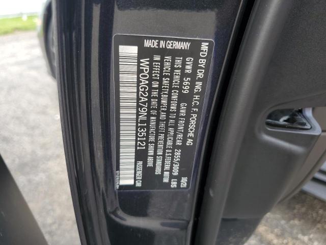 2022 PORSCHE PANAMERA G - WP0AG2A79NL135121