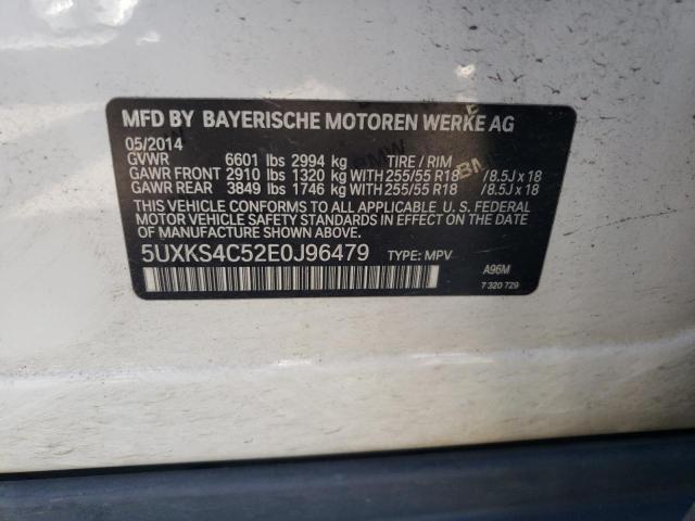 VIN 5UXKS4C52E0J96479 2014 BMW X5, Xdrive35D no.13