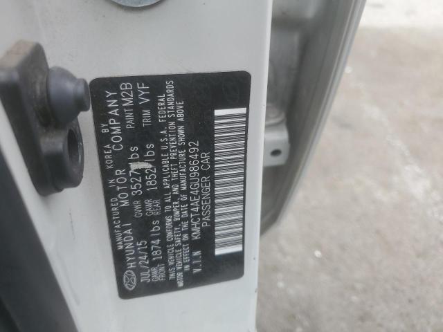 2016 Hyundai Accent Se VIN: KMHCT4AE4GU986492 Lot: 61767804