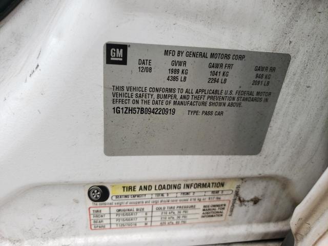 2009 Chevrolet Malibu 1Lt VIN: 1G1ZH57B094220919 Lot: 61656514