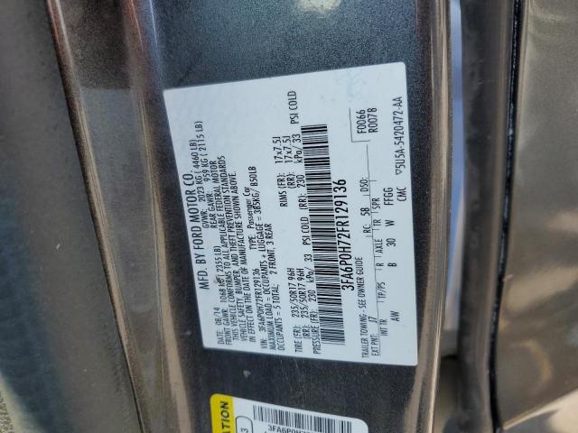 VIN 3FA6P0H72FR129136 2015 Ford Fusion, SE no.12