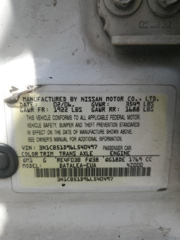 2006 Nissan Sentra 1.8 VIN: 3N1CB51D96L540497 Lot: 63355814