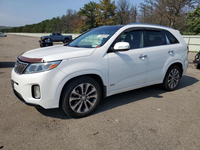 KIA SORENTO SX 2015 white  gas 5XYKWDA73FG607443 photo #1