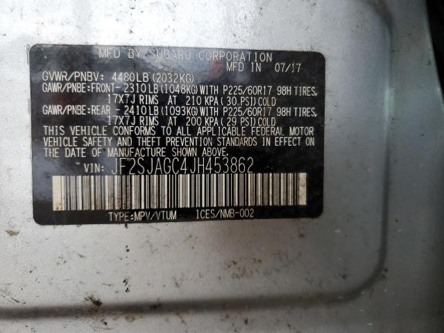 2018 SUBARU FORESTER 2 - JF2SJAGC4JH453862