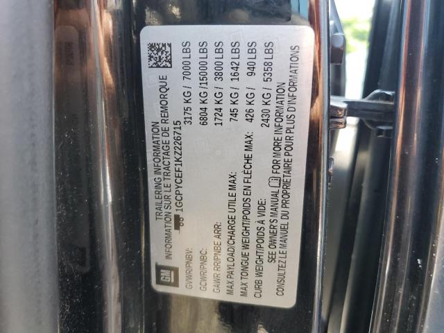 2019 CHEVROLET SILVERADO - 1GCPYCEF1KZ226715