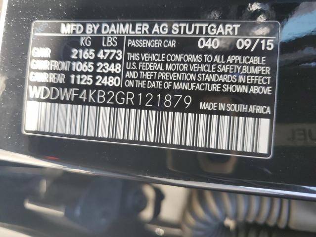 2016 Mercedes-Benz C 300 4Matic VIN: WDDWF4KB2GR121879 Lot: 61088794