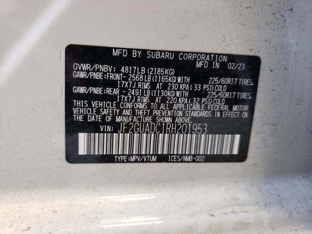 2024 SUBARU CROSSTREK - JF2GUADC1RH201953