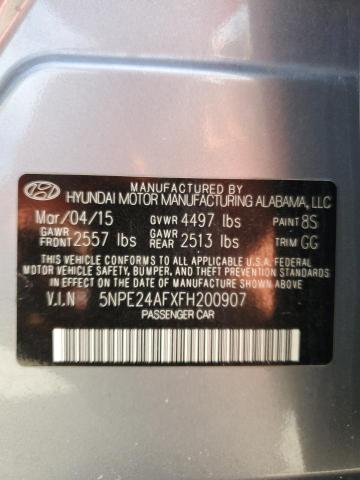 2015 HYUNDAI SONATA SE - 5NPE24AFXFH200907