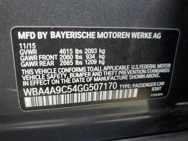 VIN WBA4A9C54GG507170 2016 BMW 4 Series, 428 I Gran... no.12