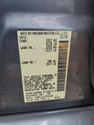 VIN 1N4AL3AP0HC159223 2017 Nissan Altima, 2.5 no.12