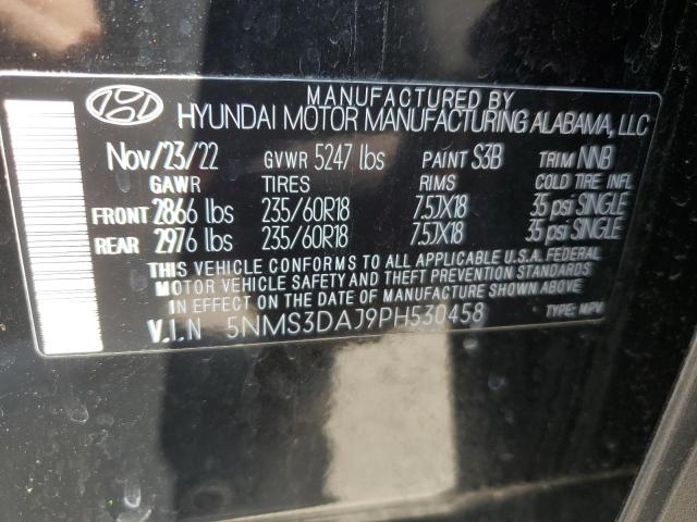 VIN 5NMS3DAJ9PH530458 2023 HYUNDAI SANTA FE no.14