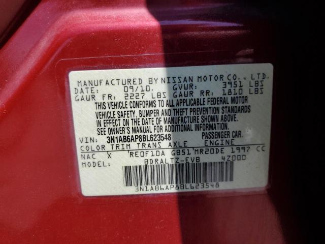 2011 Nissan Sentra 2.0 VIN: 3N1AB6AP8BL623548 Lot: 61252464