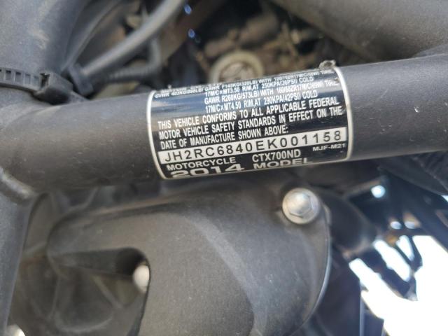 2014 HONDA CTX700 ND JH2RC6840EK001158