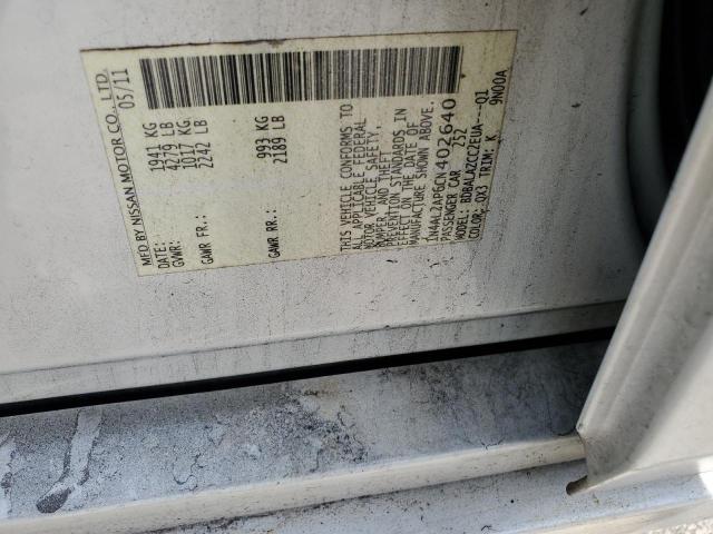 1N4AL2AP6CN402640 2012 Nissan Altima Base