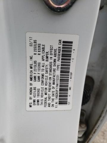 2017 HONDA ACCORD SPO - 1HGCR2F17HA170331