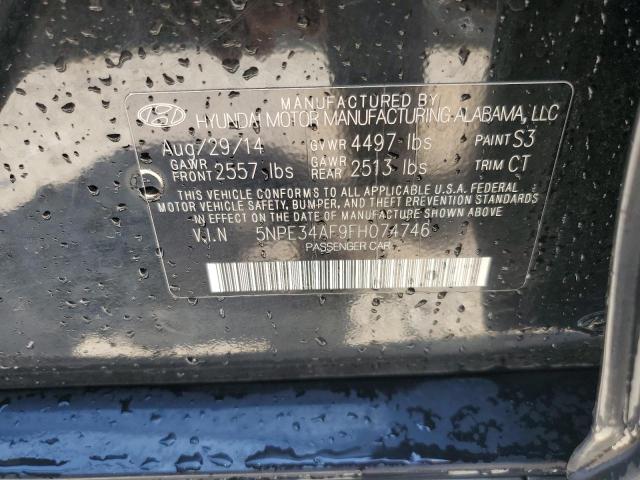 VIN 5NPE34AF9FH074746 2015 HYUNDAI SONATA no.13