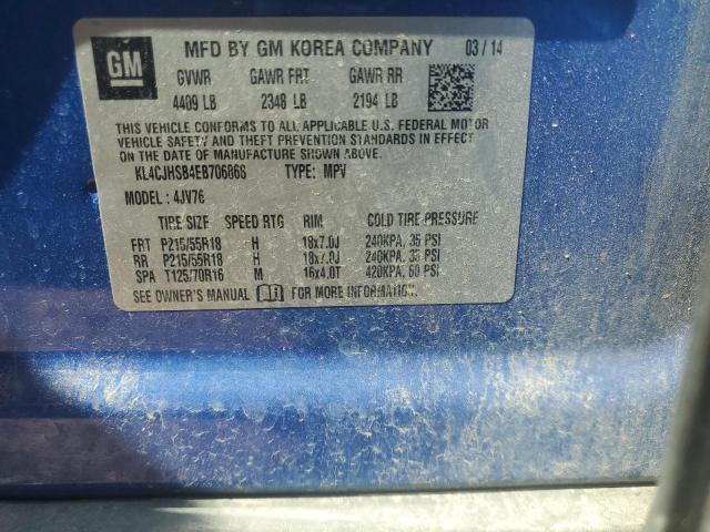 2014 Buick Encore Premium VIN: KL4CJHSB4EB706868 Lot: 61440974