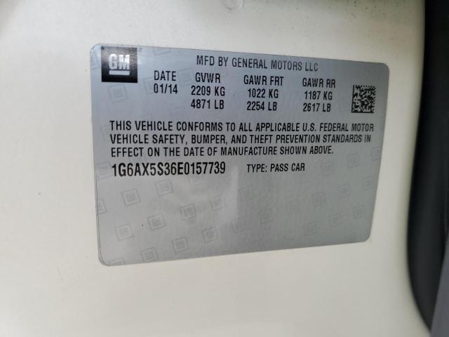 2014 Cadillac Cts Luxury Collection VIN: 1G6AX5S36E0157739 Lot: 60637734