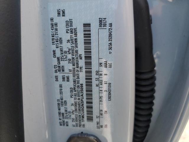 2023 FORD ESCAPE ACT - 1FMCU0GN5PUA35098
