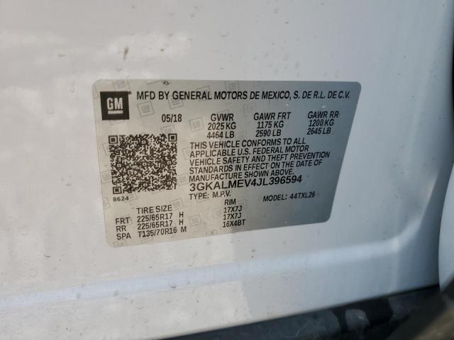 2018 GMC TERRAIN SL - 3GKALMEV4JL396594