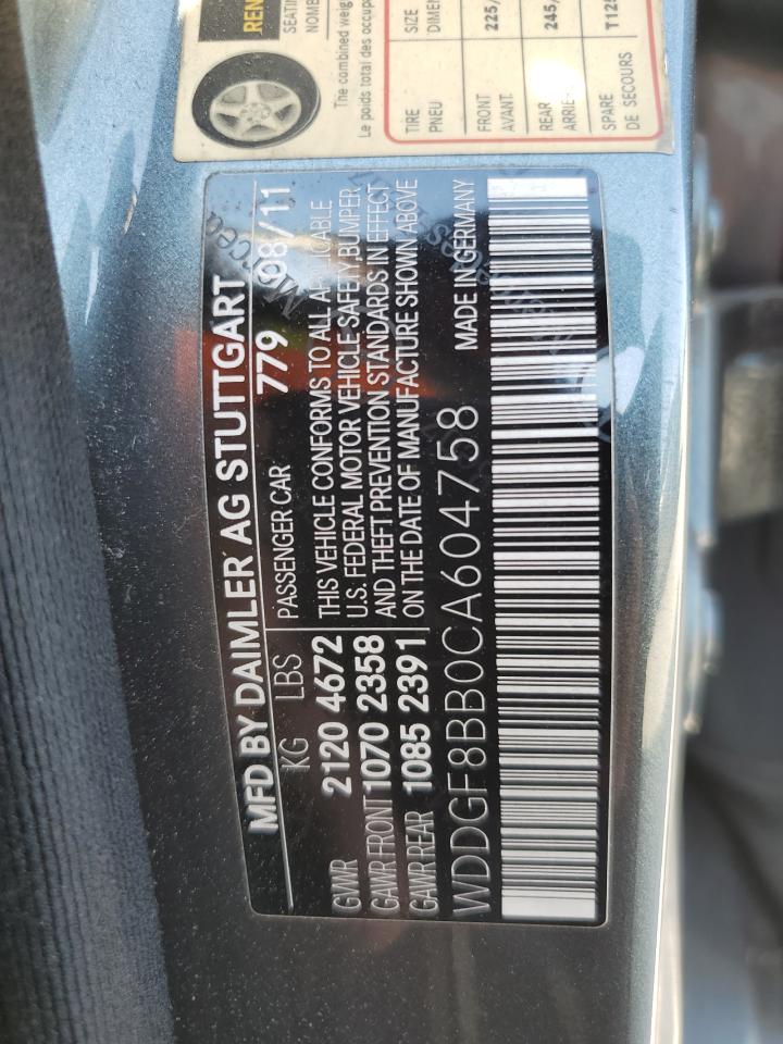 WDDGF8BB0CA604758 2012 Mercedes-Benz C 300 4Matic