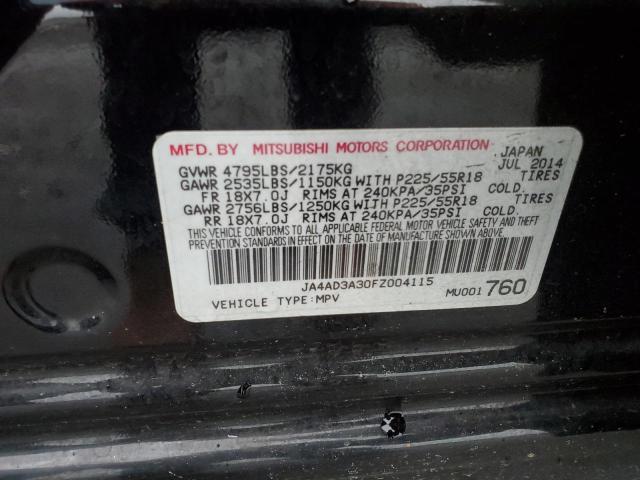 JA4AD3A30FZ004115 2015 MITSUBISHI OUTLANDER - Image 13