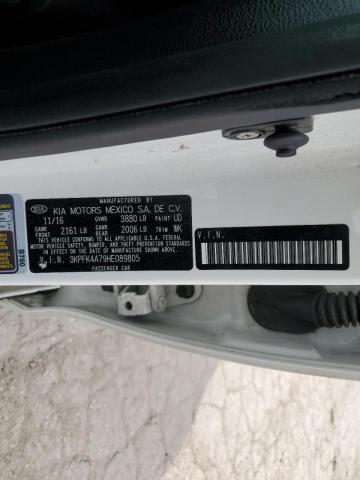 2017 Kia Forte Lx VIN: 3KPFK4A79HE089805 Lot: 61096524