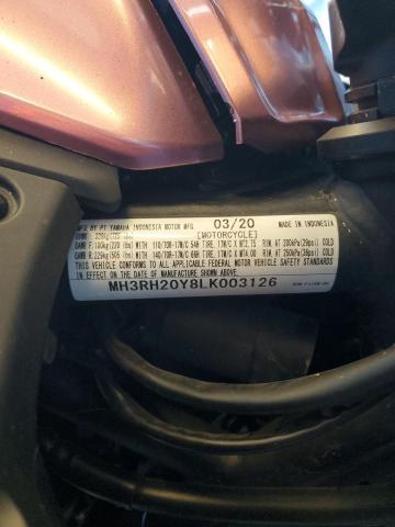 2020 YAMAHA MT-03 MH3RH20Y8LK003126