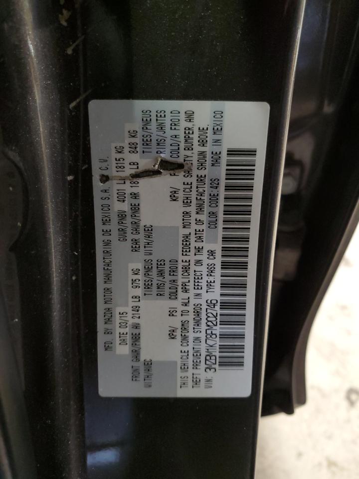 3MZBM1K78FM202746 2015 Mazda 3 Sport